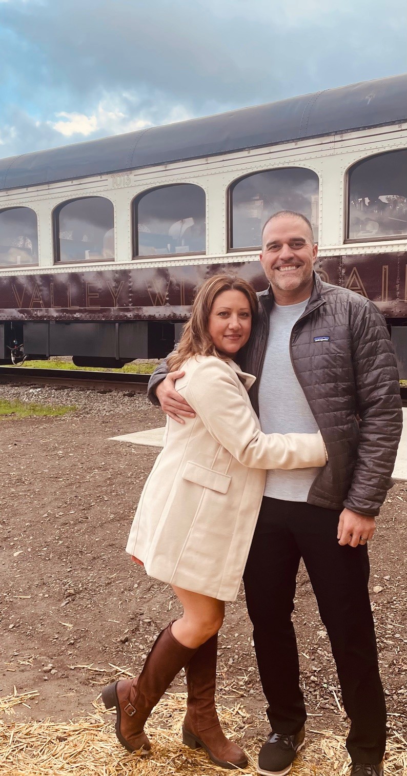 Dom Zappia with his wife Jenny